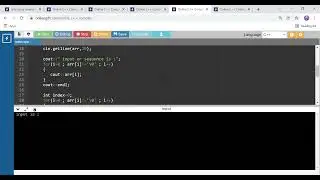 Reverse sequence and Lenght of array