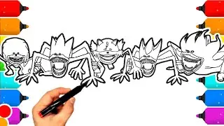 Sonic Coloring Pages NEW Sonic Team NEW Sonic in the movie 3 Tails, Shin Sonic Tapes COLORING 3