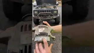 Jeep Cherokee XJ Alternator Replacement DIY Repair