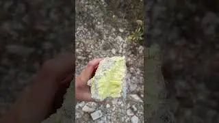 Сера в гипсе. Исследую Водинский карьер. 