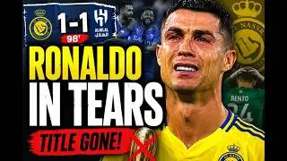 CRISTIANO RONALDO IN TEARS! 😭 How Al Nassr Bottled the Title in 10 Seconds!