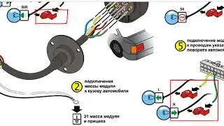 $. MERSEDES VITO 2013 подключаем согласующее устройство для фаркопа
