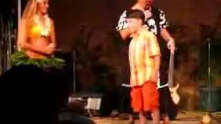 Kyle at Luau