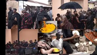 Nana Adubofour Worawora Gyasehene celebrated his first yam festival in Worawora traditional area 