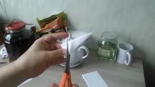 Как вырезать снежинку