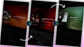 Laptop Screen lyrics Video Editing In Alight Motion | New Style Video Editing| Trending Lyrics Video