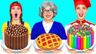 Кулинарный Челлендж: Я против Бабушки | Укрась Торт Челлендж от Fun Fun Challenge