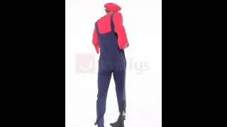 Adult Zombie Mario Plumber Costume (40057)