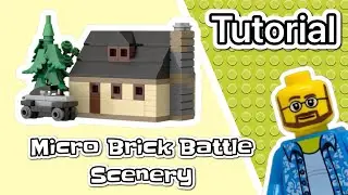 LEGO Micro Brick Battle table top game scenery tutorial