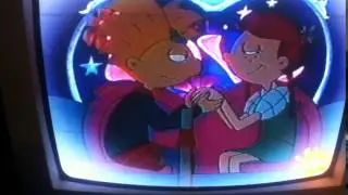 Arnold thinks he's kissing on Lily's hand