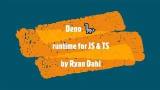 Deno first look, Hello world Deno