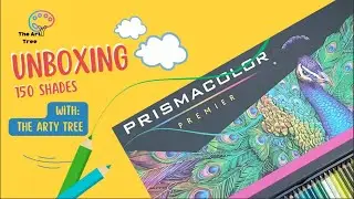 Unboxing Prismacolor Premier 150  Color pencils || unboxing + Review || First Impression