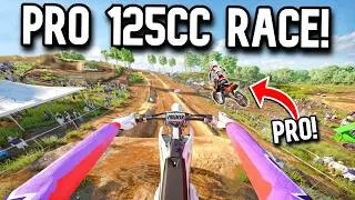 I WON A PRO 125CC RACE IN MX BIKES!