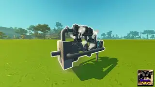 How to make a small piston engine | Scrap Mechanic