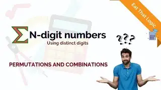 Sum of all n digit numbers formed by distinct n digits | Permutations & Combinations