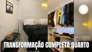 TRANSFORMEI O QUARTO PEQUENO DO MEU IRMÃO GASTANDO POUCO - ESTILO MINIMALISTA