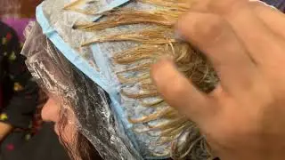 Hair streaking highlights/hair streaking karne ka tarika