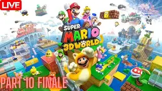Super Mario 3D World 100% Playthrough Part 10 finale Collecting Rosalina's Stamp and the 5th Star