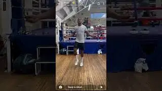 Anthony Joshua In The Gym Training His Cardio Ready to Knockout USYK #BackInBlood