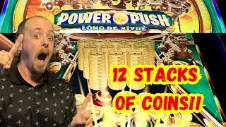 💥💥POWER PUSH LONG DE XIVUE 💥💥12 STACKS OF COINS PUSHED!!! Big 100x win!!💰🍾💰