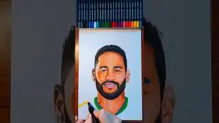 Neymar JR ⚽🇧🇷 Process#neymar #cristianoronaldo #messi #haaland #mbbape