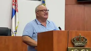 Gradonačelnik Leskovca Goran Cvetanović/Vanredna sednica Štaba za varedne situacije #požari #poplave