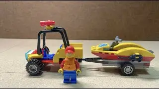 LEGO 60286 Beach Rescue ATV Stopmotion build