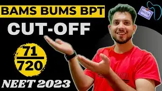 Jammu & Kashmir Ayush Courses (BUMS|BAMS|BPT) Cut Off in Govt and Private Colleges #Neet2023
