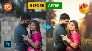 How to Edit Couple Photos in Photoshop || Patel Graphics