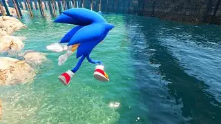 GTA 5 SONIC Water Ragdolls vol.12 (Funny Moments, Fails, Euphoria Physics)