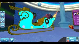 Claiming the RGB Turret Sleigh in Sharkbite 2 (Im late)