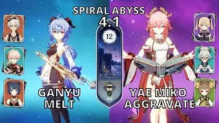 Spiral Abyss 4.1 Ganyu VV Melt & Yae Miko Aggravate