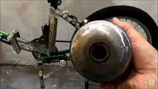 STEALTH 410 installation of F-80 bicycle motor.