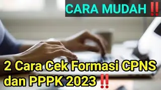 Easy Way to Check 2023 CPNS and PPPK Formations [] 2023 CPNS Formations