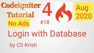 Login with Database using Codeigniter 4 tutorial in Hindi