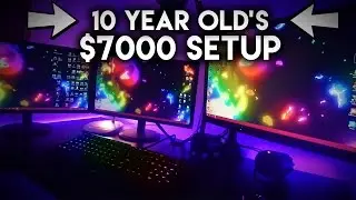 World's Best 10 YEAR OLD KID'S $9000 RGB GAMING/RECORDING SETUP! (OMG)