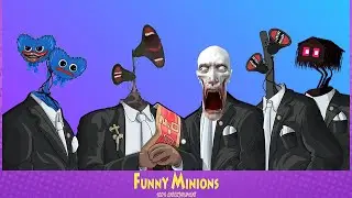 Siren Head and Scp & Sirenzilla and Minecraft - Coffin Dance Meme (COVER)