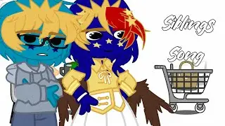 Siblings song|Ft.North & South Dakota + ￼Montana|State Humans|Gacha Club