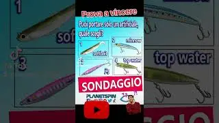 sondaggio pesca e artificiale