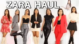 ZARA TRY-ON HAUL NEW IN 2021  ⎸  ZARA HOLIDAY OUTFITS HAUL