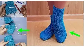 Socks on 2 knitting needles of any size Vasilisa