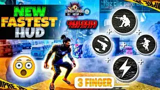 TOP 5 BEST 3 FINGER CUSTOM HUD II WORLD FASTEST CUSTOM HUD II 3 FINGER CUSTOM HUD IN FREE FIRE