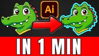 How To Add Outline To An Image In Adobe Illustrator 2026 (Easy)