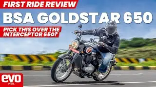 India's largest single-cylinder engine | BSA Goldstar 650 | First Ride Review | @evoIndia