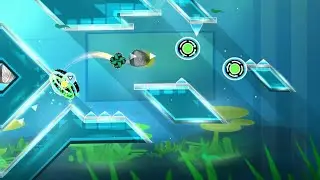 aero blue vista (easy demon) by hauxz / Geometry Dash 2.2