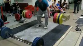 220kg Clean Attempt