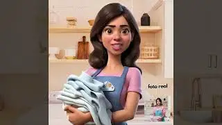 Caricatura animada en 3d (lavanderías)