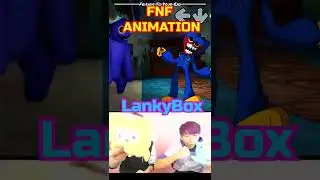 LANKYBOX REACTS To Rainbow Friends VS Poppy Playtime but | FNF Mod Roblox😍#shorts #android #lankybox