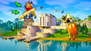 ОГРОМНЫЙ МОНСТР В ФОРТНАЙТ! (Fortnite Королевская Битва)