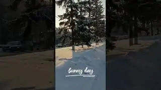 Sunny day with beautiful snow|| mbbs in Russia #youtubeshorts #mbbsabroad